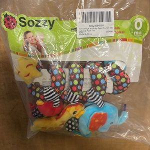 Sozzy baby crib car seat toy activity spiral